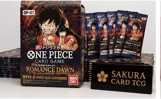 Japanese One Piece cards and sealed products